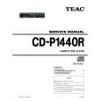 TEAC CD-P1440R Instrukcja Serwisowa