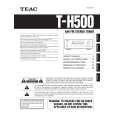 TEAC TH500 Instrukcja Obsługi