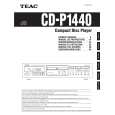 TEAC CD-P1440 Instrukcja Obsługi