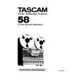 TEAC TASCAM58 Instrukcja Obsługi