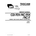 TEAC CD-701 Instrukcja Serwisowa