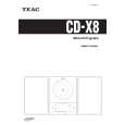 TEAC CD-X8 Instrukcja Obsługi