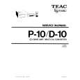 TEAC D10 Instrukcja Serwisowa