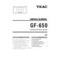 TEAC GF-650 Instrukcja Serwisowa