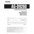 TEAC AG-D9260 Instrukcja Obsługi